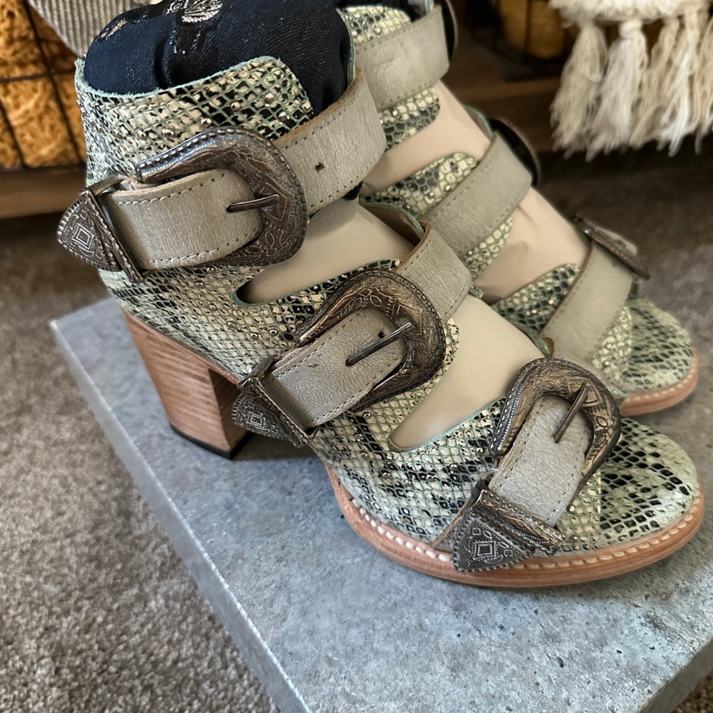 Brand new never worn Free Bird Chunky Heel/Booties.